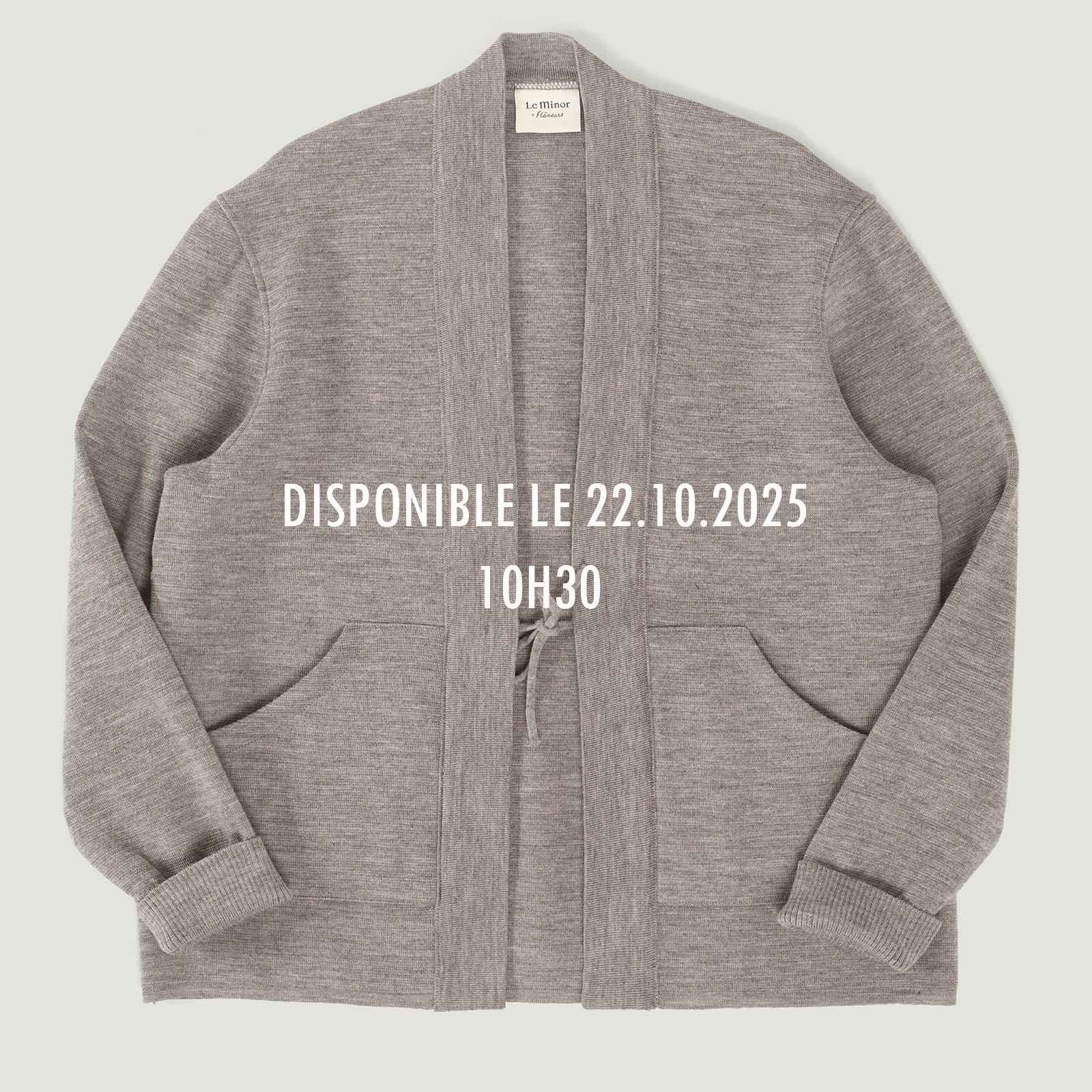 Le Minor x Flâneurs Noragi Gris Mélange