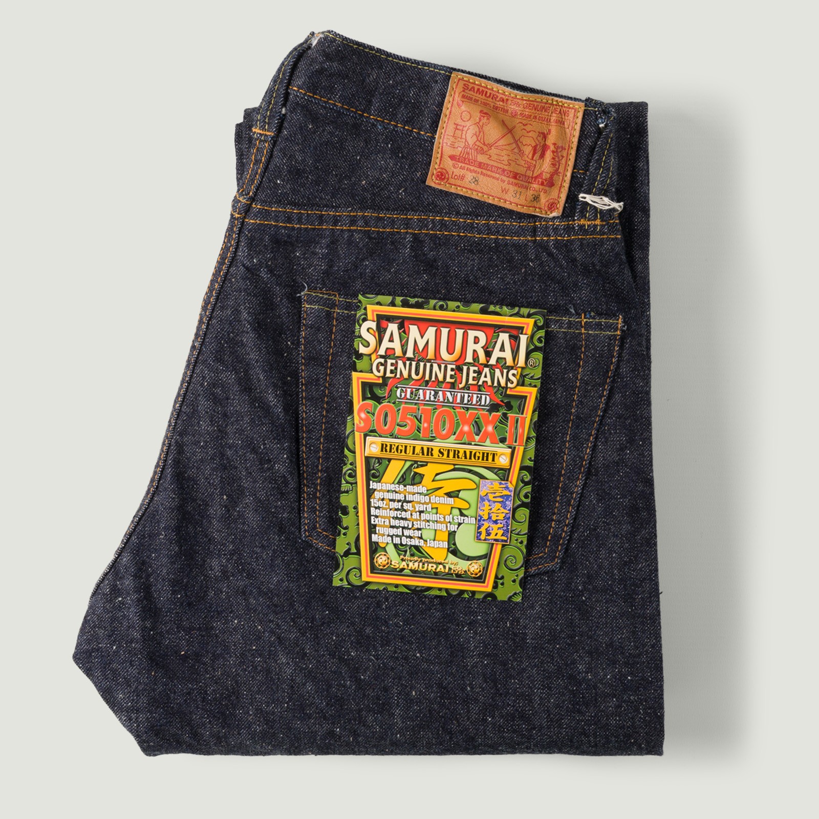 Image-Flâneurs_SAMURAI JEANS / 15oz Otokogi Regular Straight Selvedge Denim_Vignette