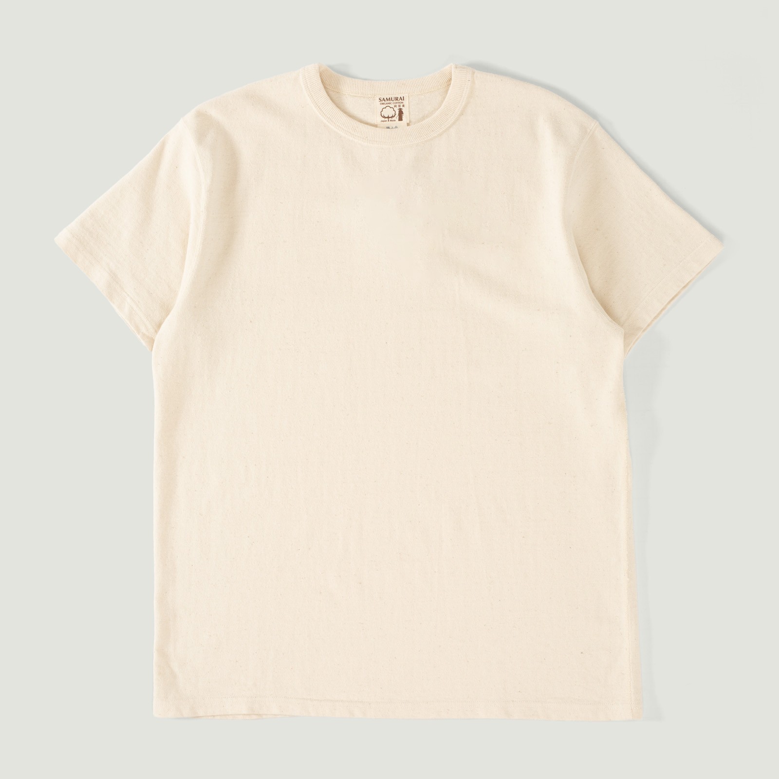 Image-Flâneurs_SAMURAI JEANS / Japanese Cotton Crew T-Shirt Natural_Vignette