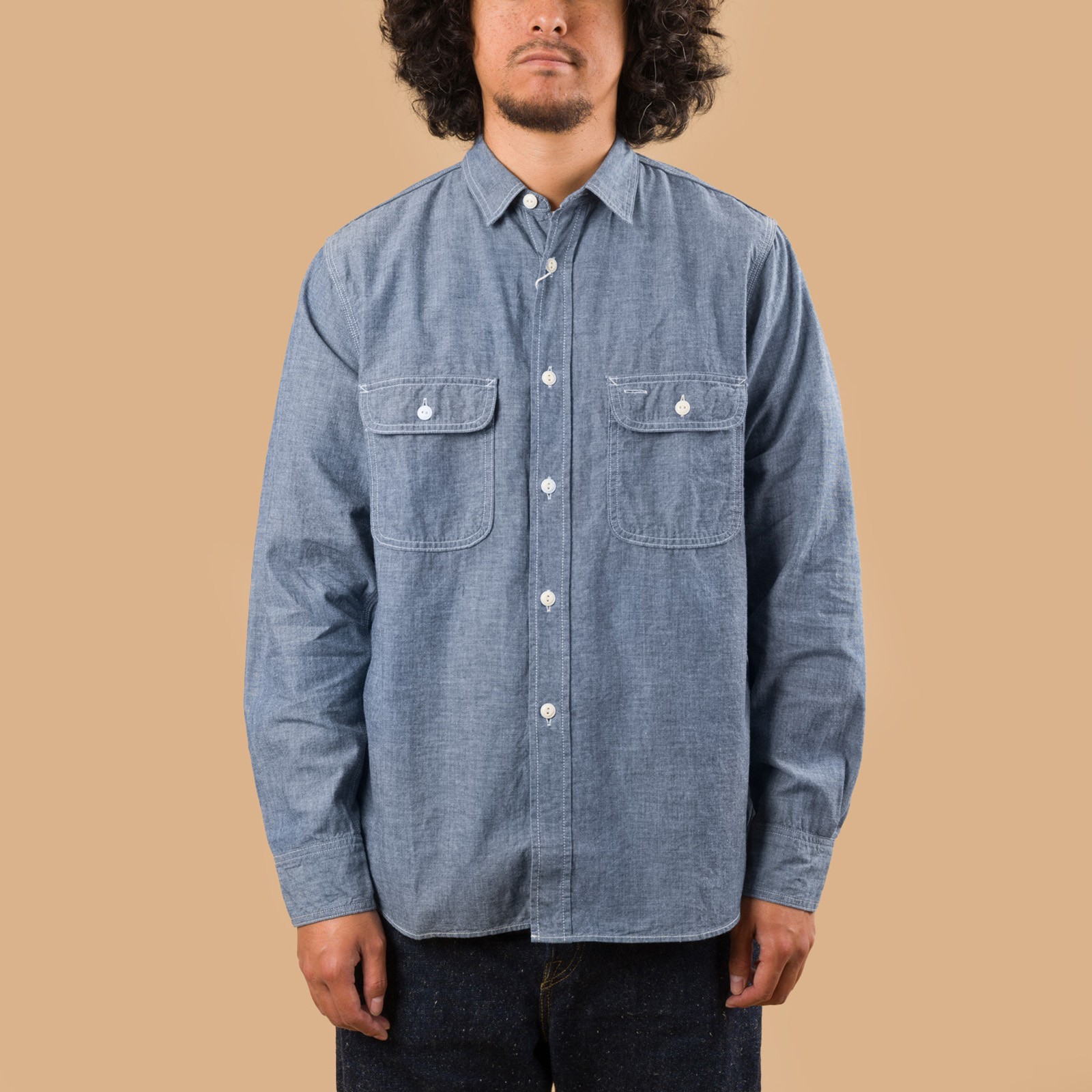 F3494 Chambray Work Shirt