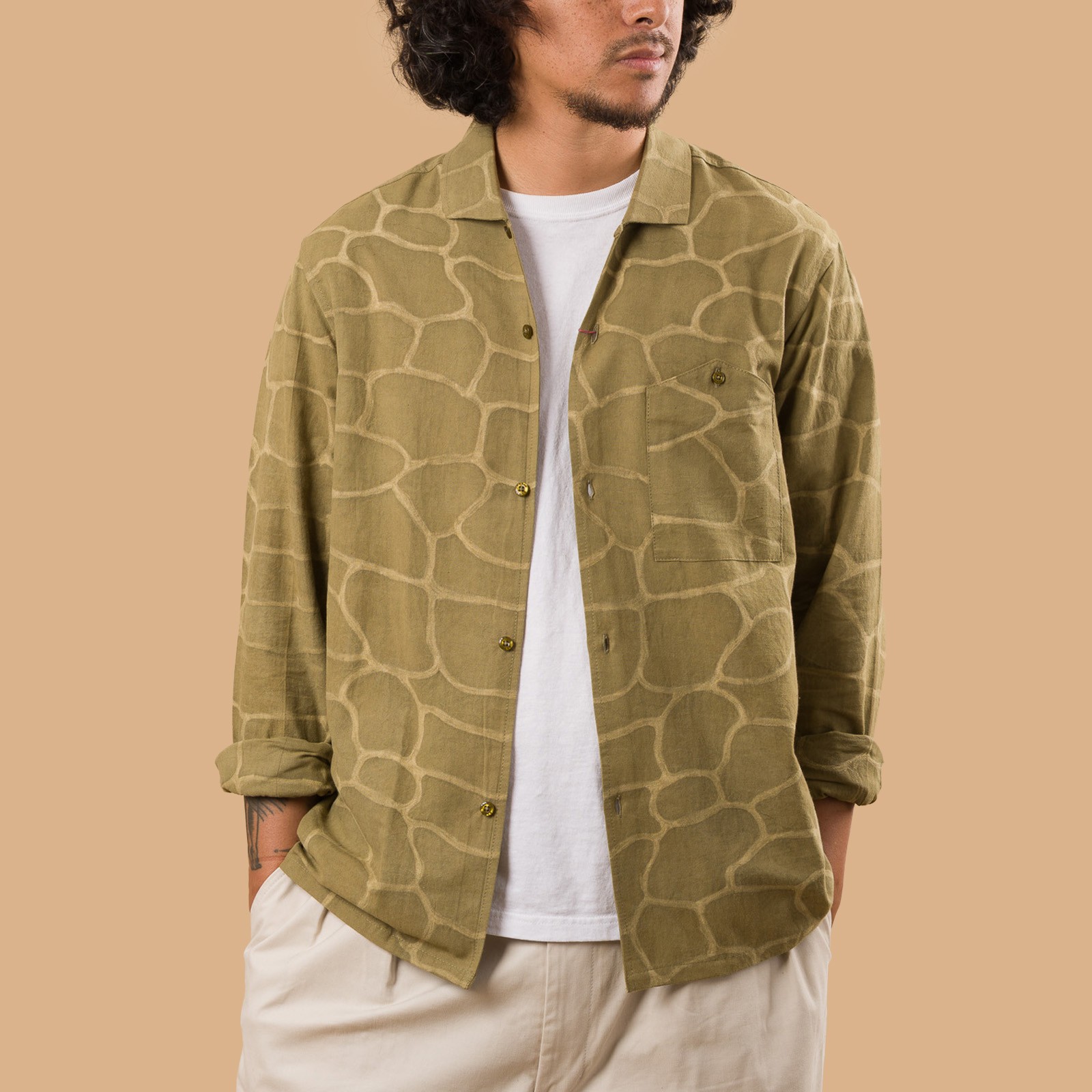 chemise collaboration Kardo de face ouvert