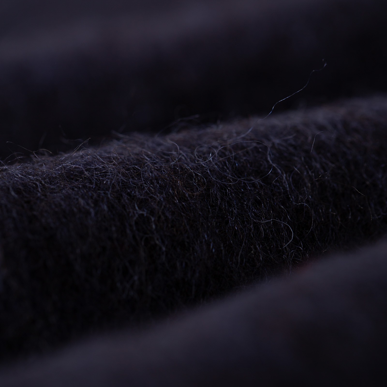 Shaggy Dog Sweater Cardigan Navy