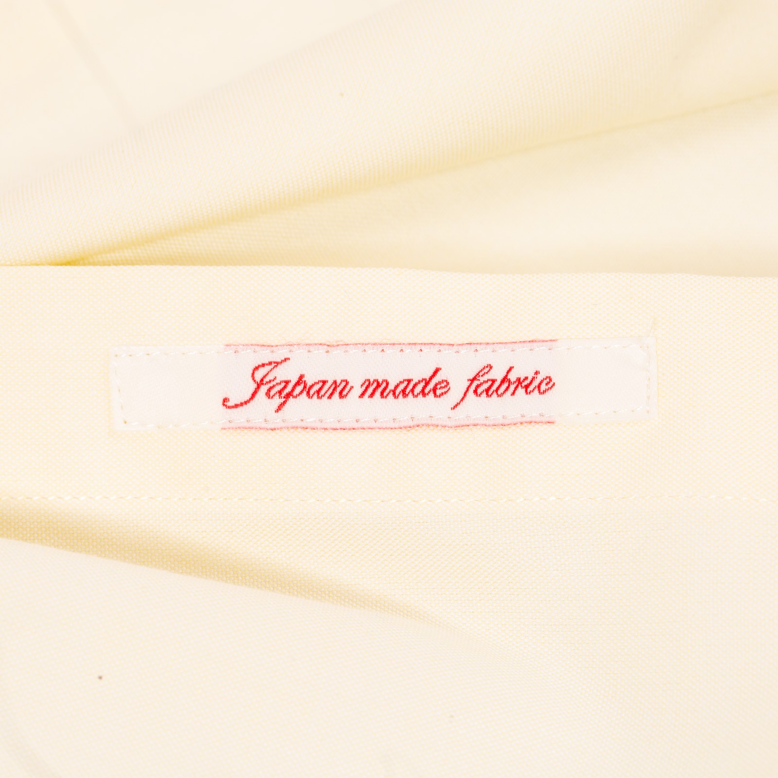 Image-Flâneurs_J. PRESS / Baggy Fit B.D. Pin Oxford Yellow_Détail-3