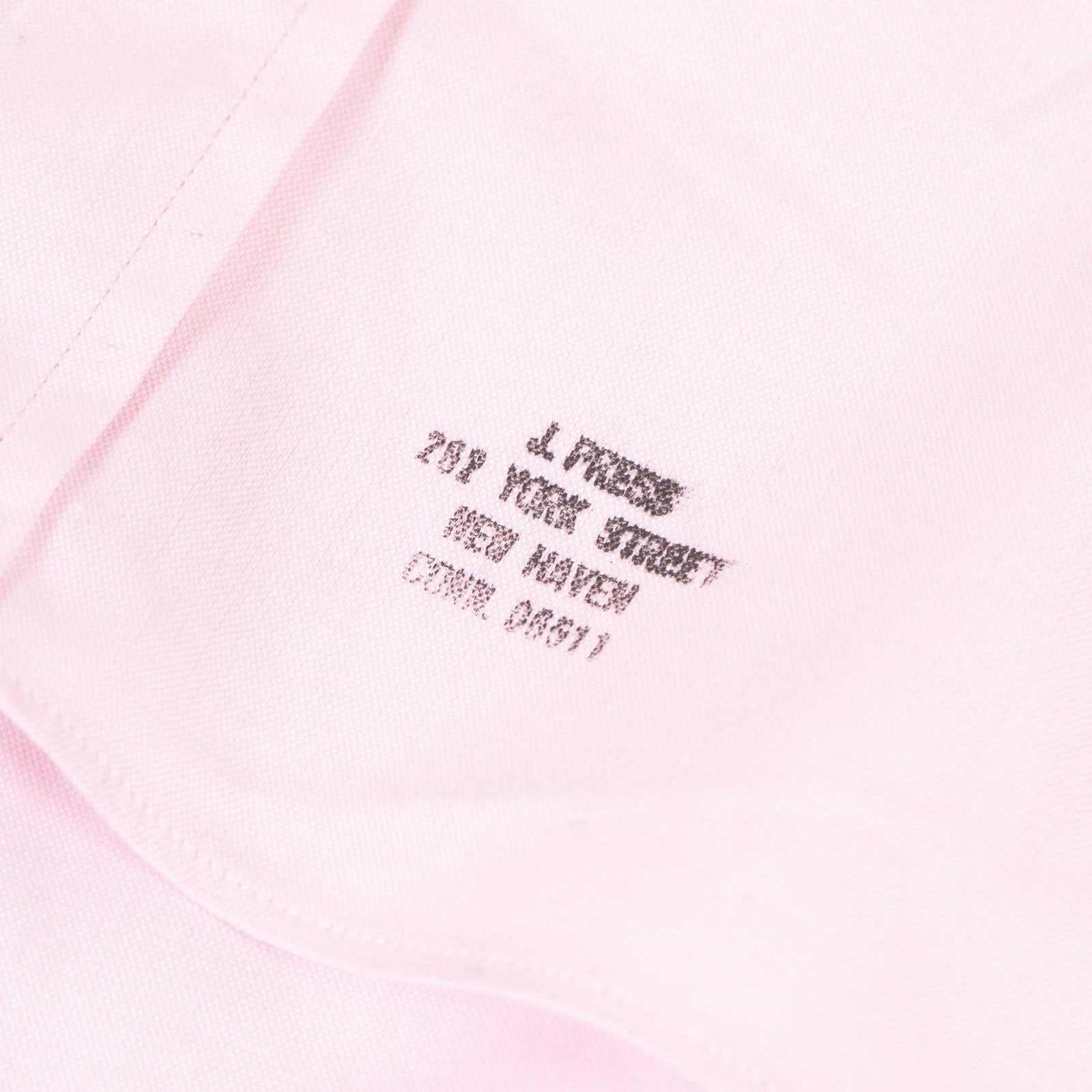 Image-Flâneurs_J. PRESS / Baggy Fit B.D. Pin Oxford Pink_Détail-2