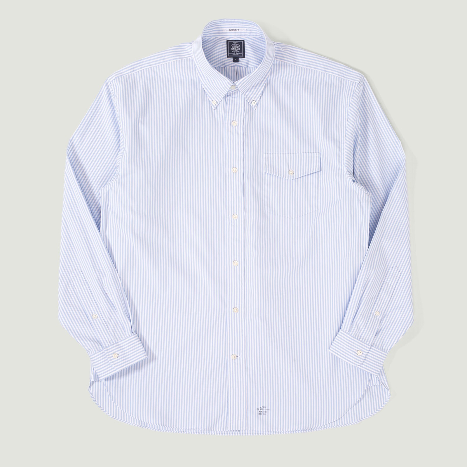 Image-Flâneurs_J. PRESS / Baggy Fit B.D. Pin Oxford Stripe_Vignette