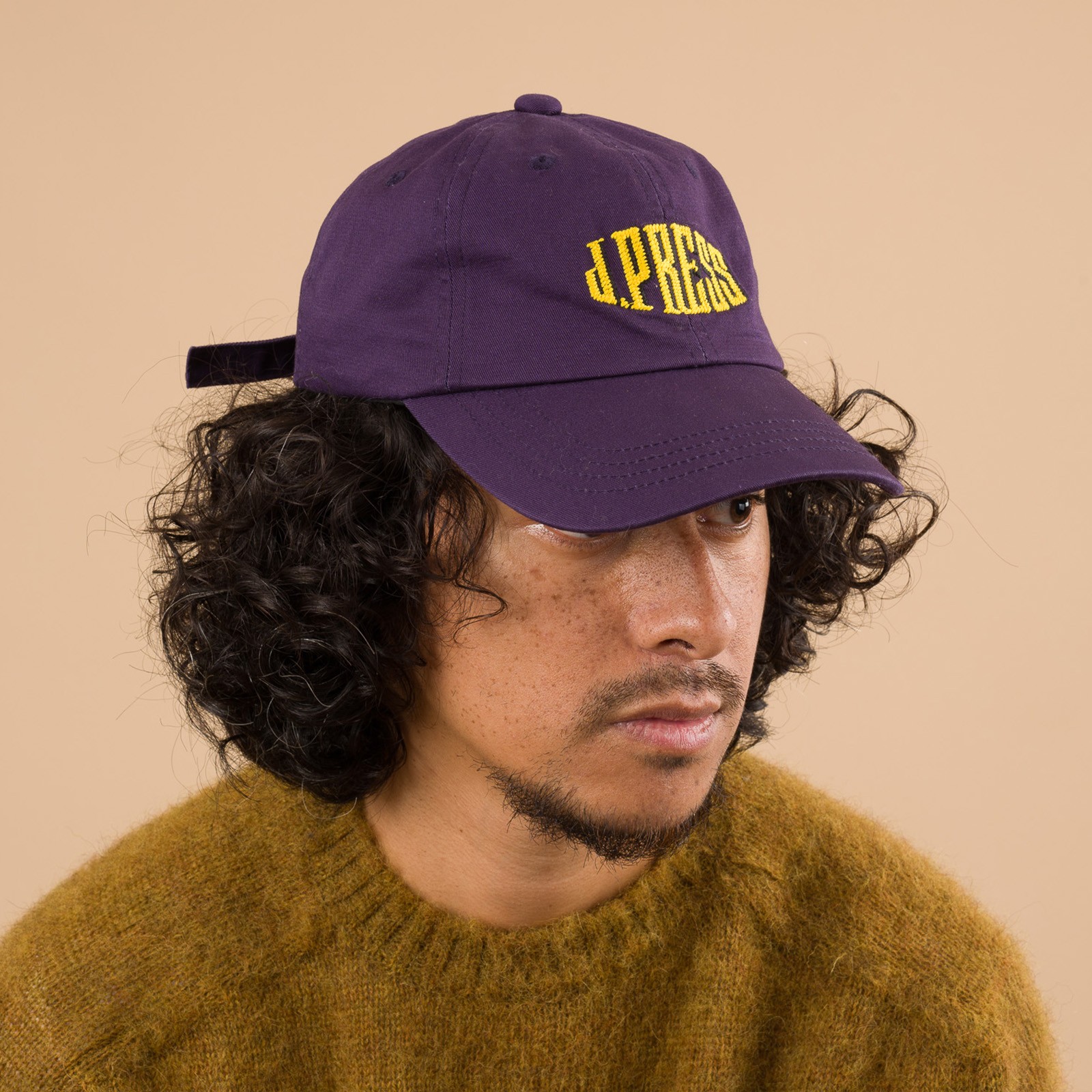 Cotton Twill Logo Cap Purple