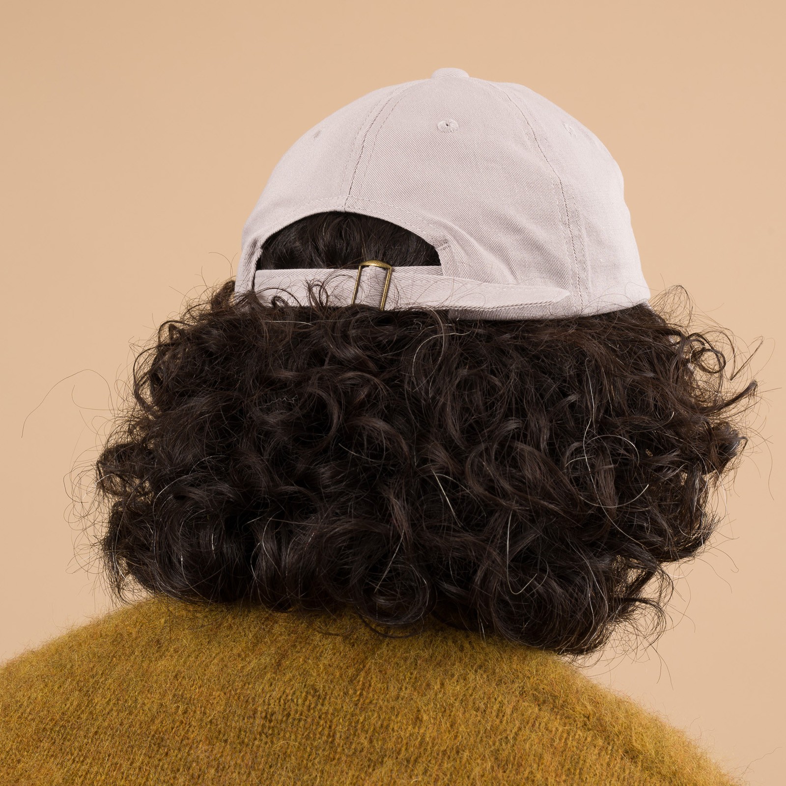 Cotton Twill Logo Cap Gray