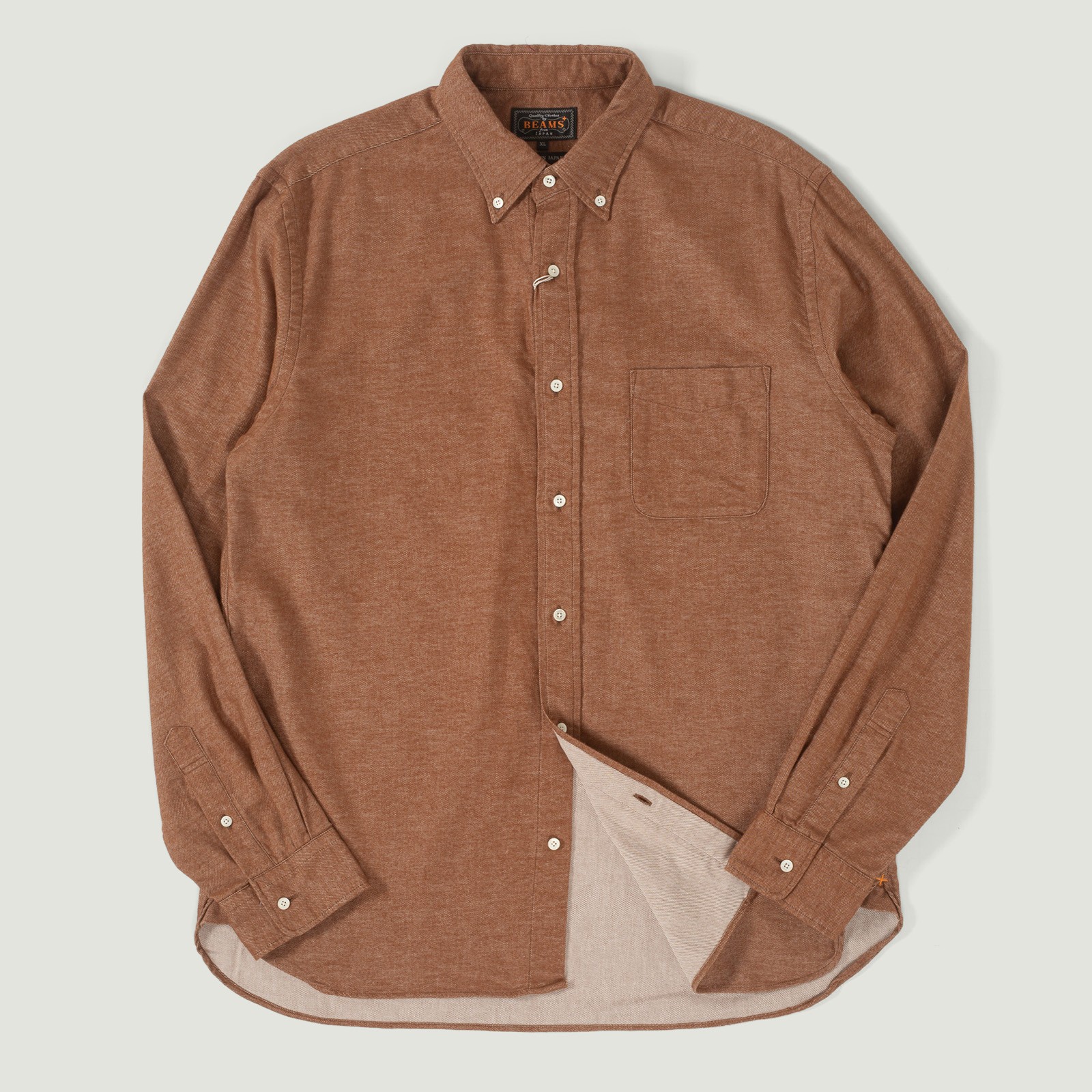 BD Solid Brown Flannel