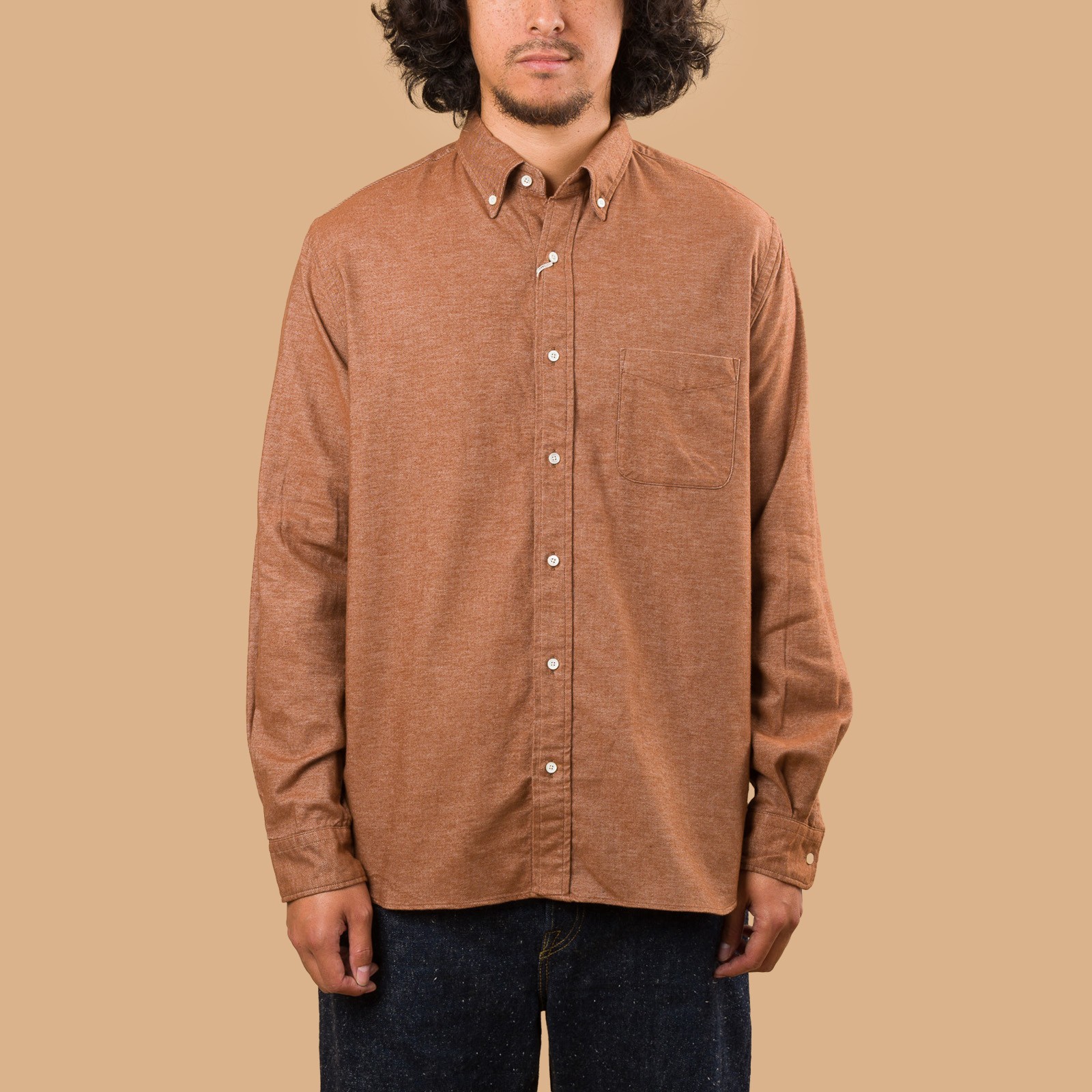 BD Solid Brown Flannel
