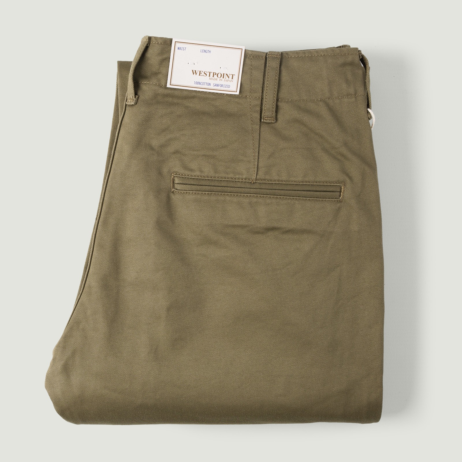 F0514 Narrow U.S. Trousers Olive
