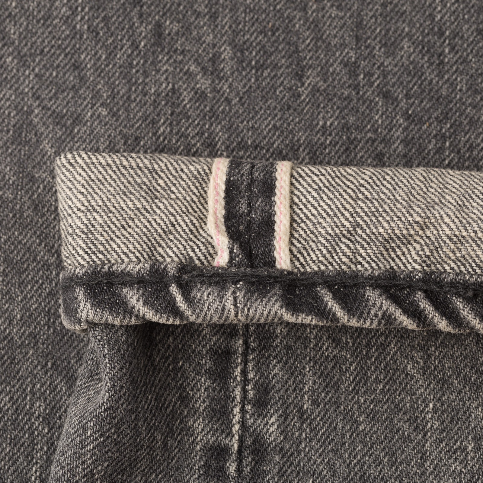 F153 5P Tapered Black Used Wash Selvedge Denim