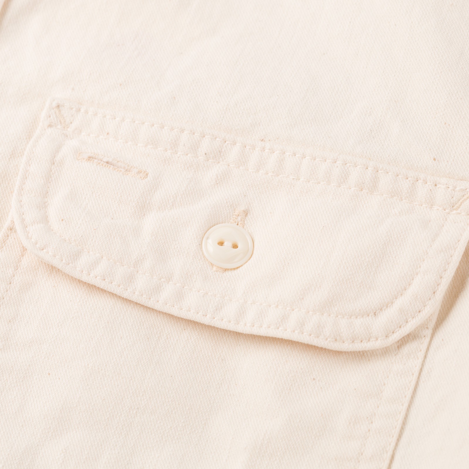 F3513 Twill Work Shirt Ecru