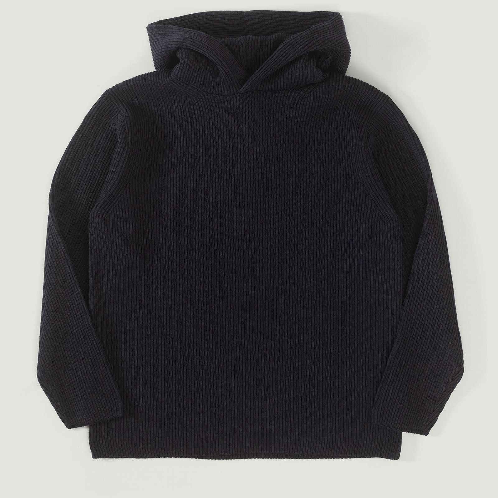 Solid Wool Rib Parker Navy