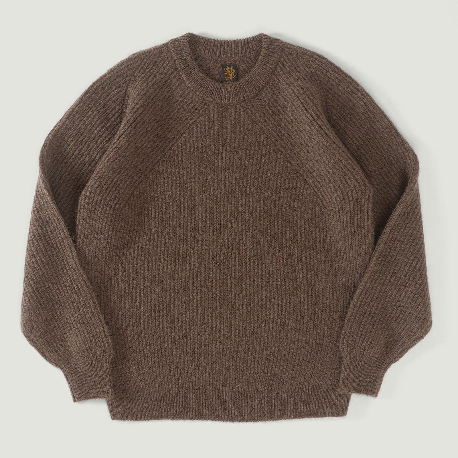Pure Mohair Signature Crew Neck Olive