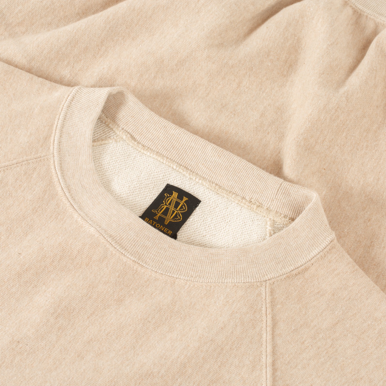 image flaneurs sweat Batoner détail col