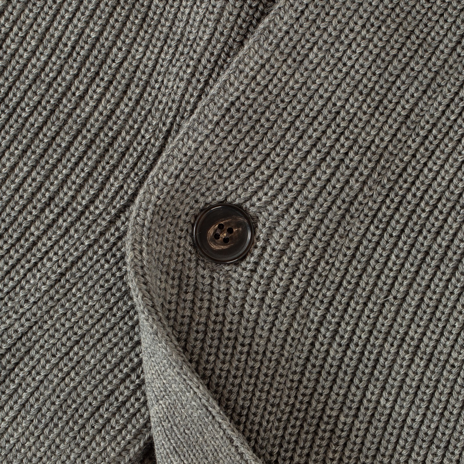 image flaneurs cardigan Batoner Waso 1 Button Cardigan Melange Gray bouton