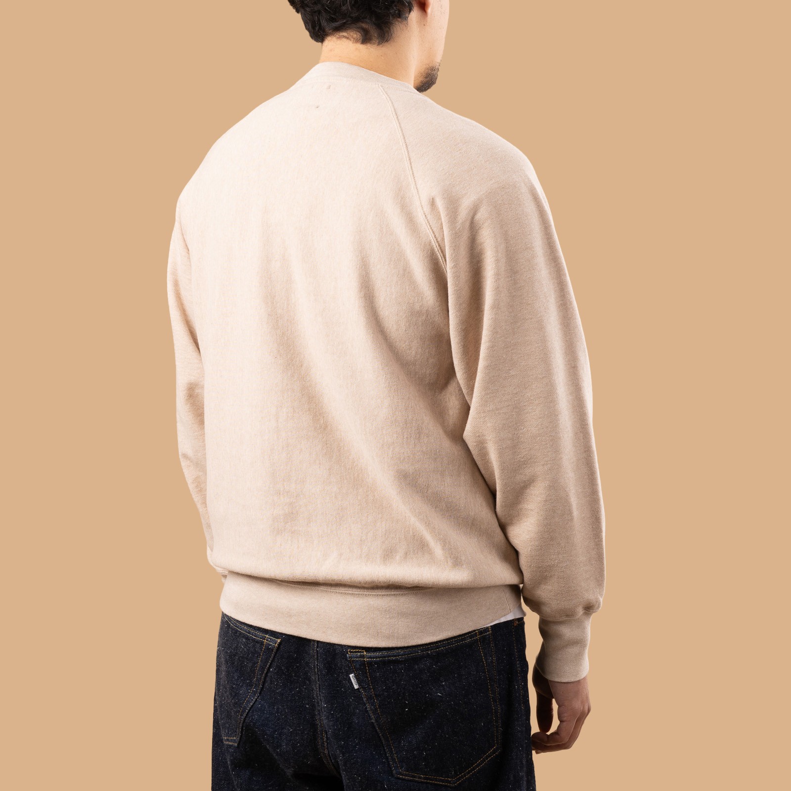 Image-Flâneurs_BATONER / Jumberca Urake Crew Neck Beige_de-dos