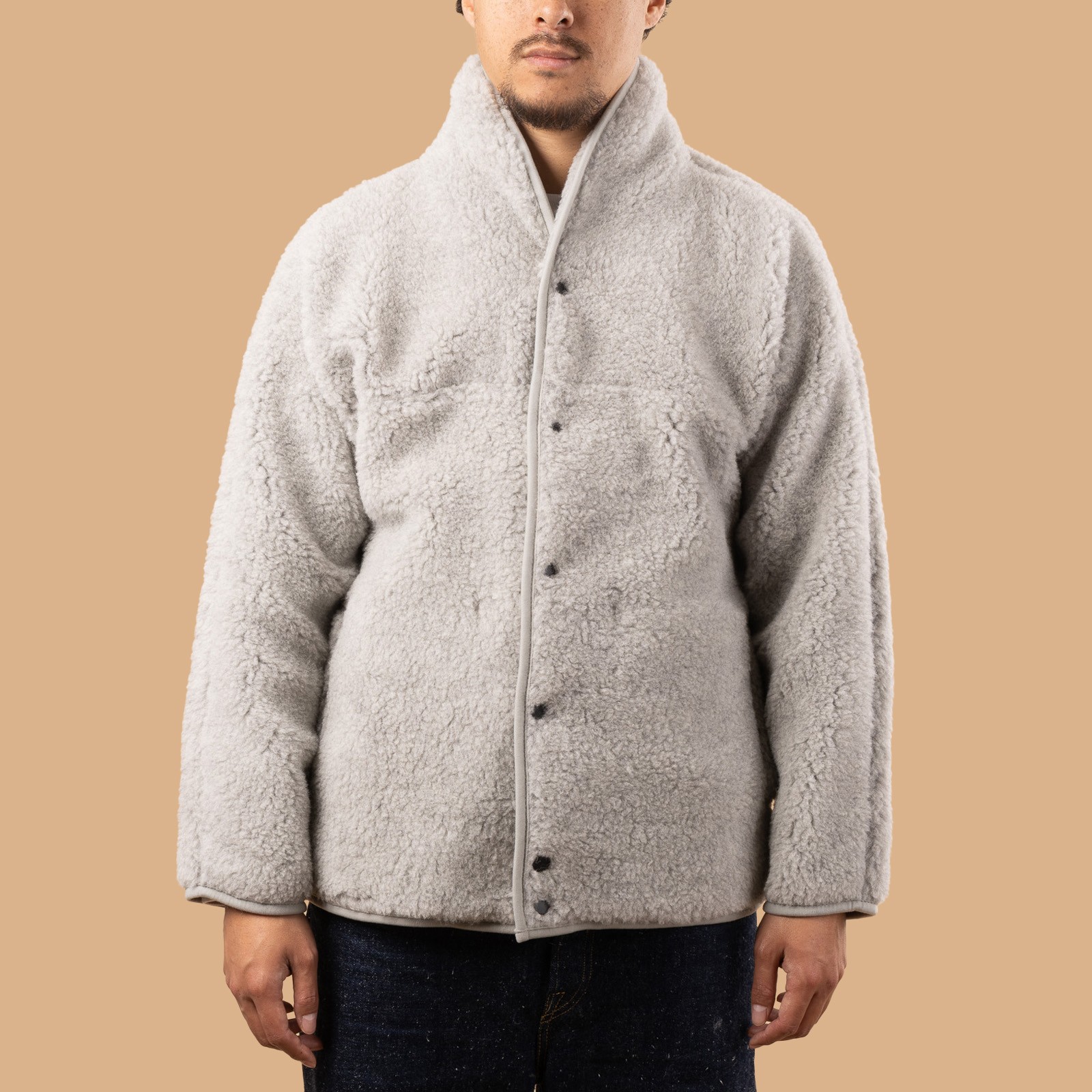 Image-Flâneurs_COLDBREAKER / Flâneurs Ultralight Retro Jacket Silver_de-face