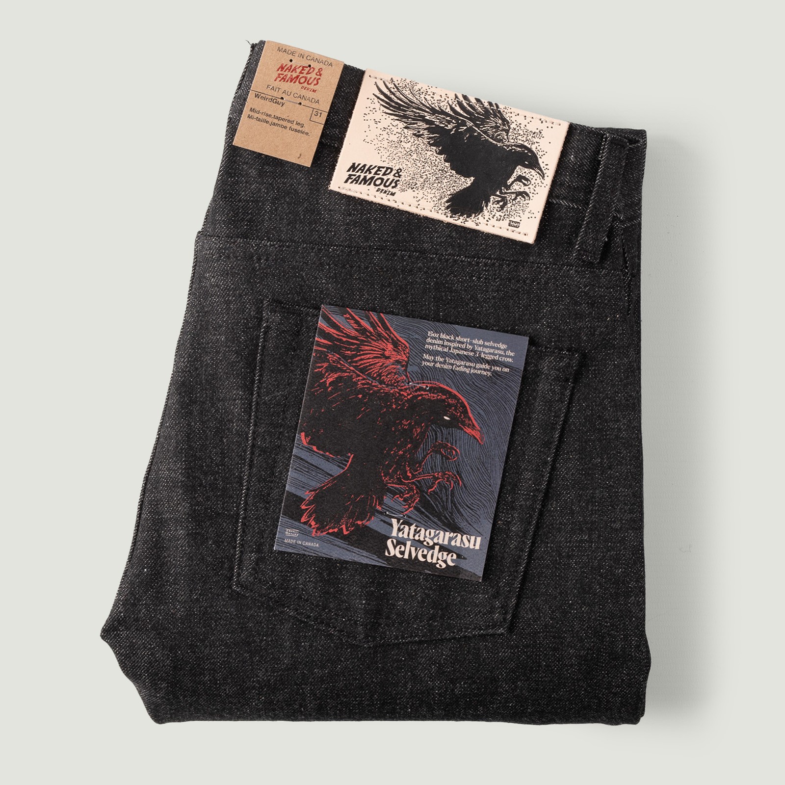 Image-Flâneurs_NAKED & FAMOUS / WeirdGuy Yatagarasu Selvedge_Vignette