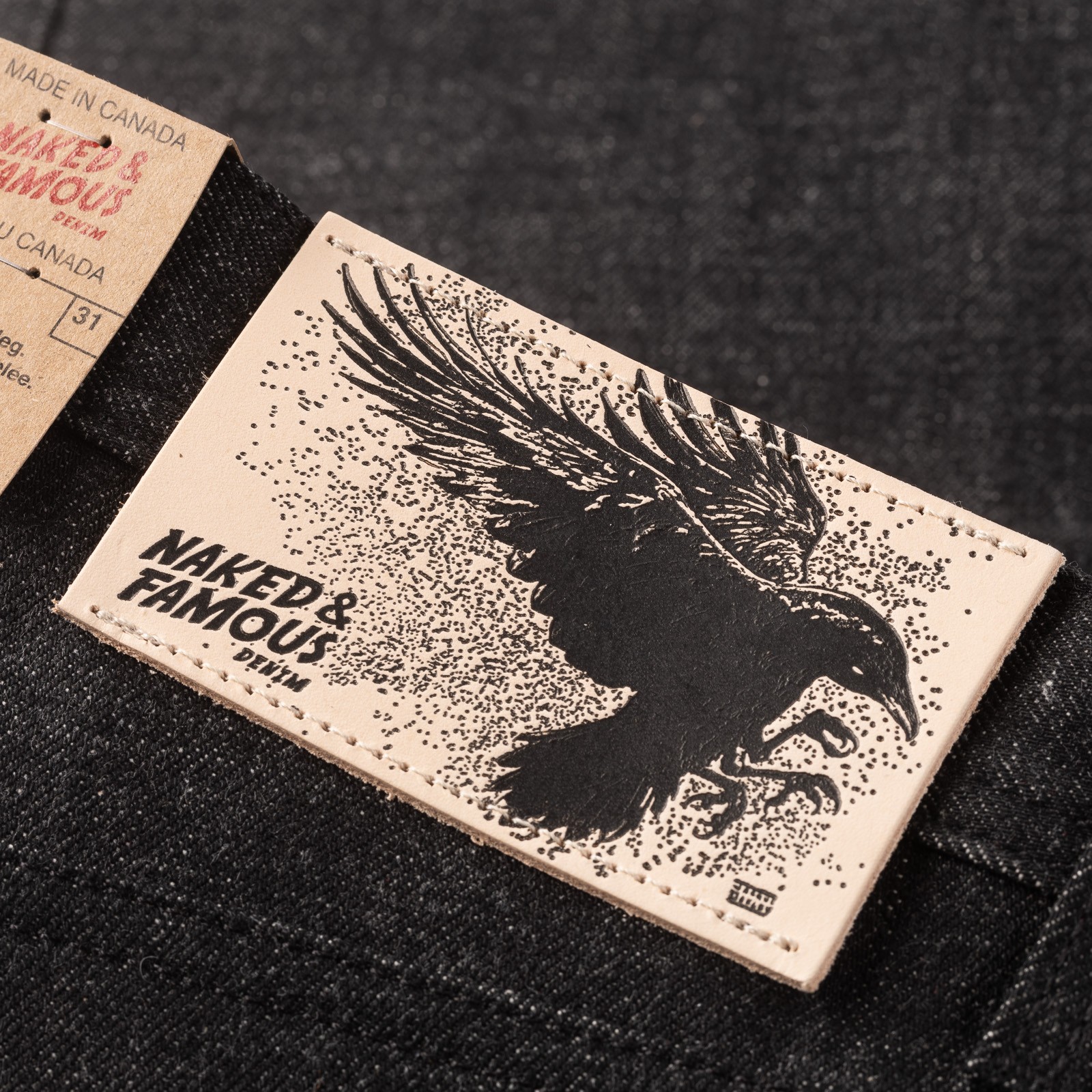 Image-Flâneurs_NAKED & FAMOUS / WeirdGuy Yatagarasu Selvedge_Détail-1