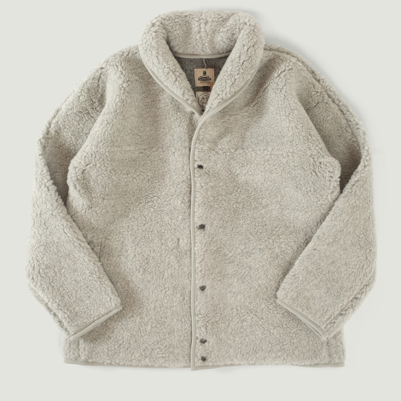 Vignettes veste laine COLDBREAKER Flâneurs Ultralight Retro Jacket Silver