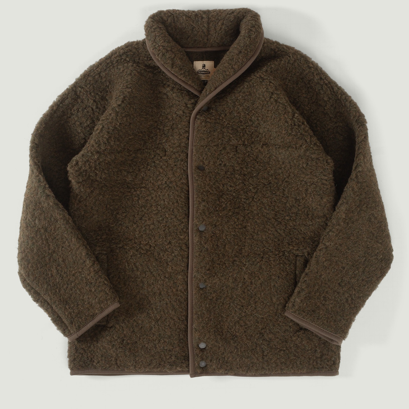 Vignettes veste laine COLDBREAKER Flâneurs Wool Pile Retro Jacket khaki