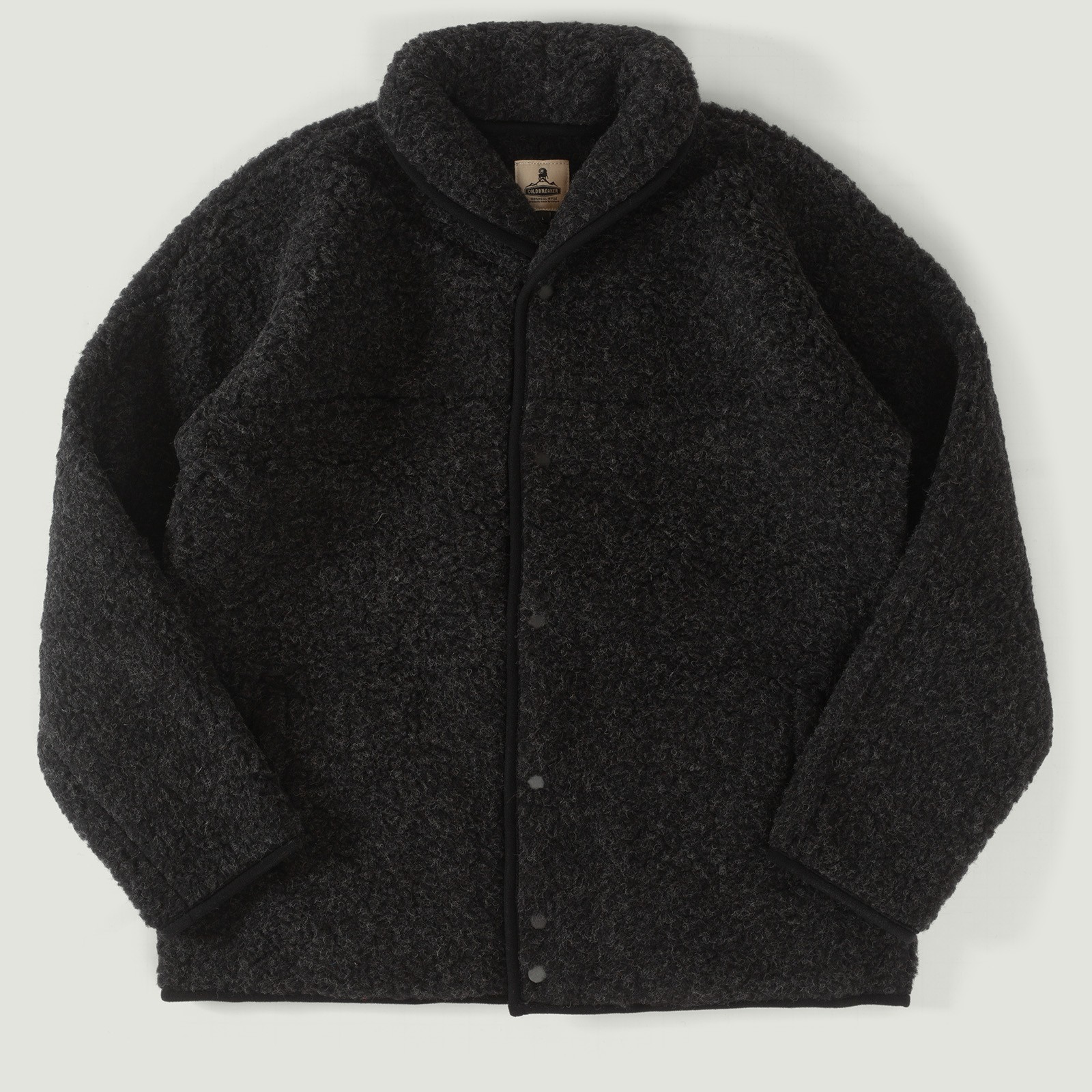 Flâneurs Wool Pile Retro Jacket Black