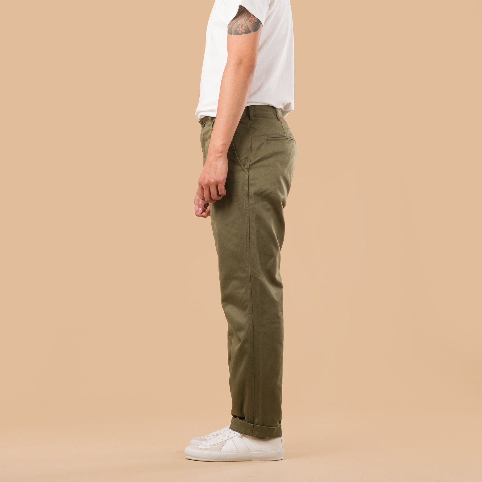 F0514 Narrow U.S. Trousers Olive
