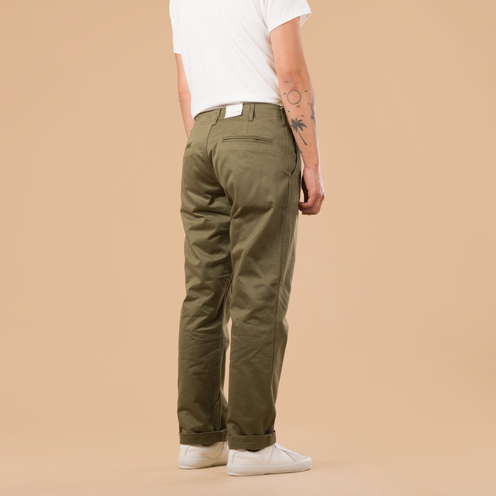 F0514 Narrow U.S. Trousers Olive