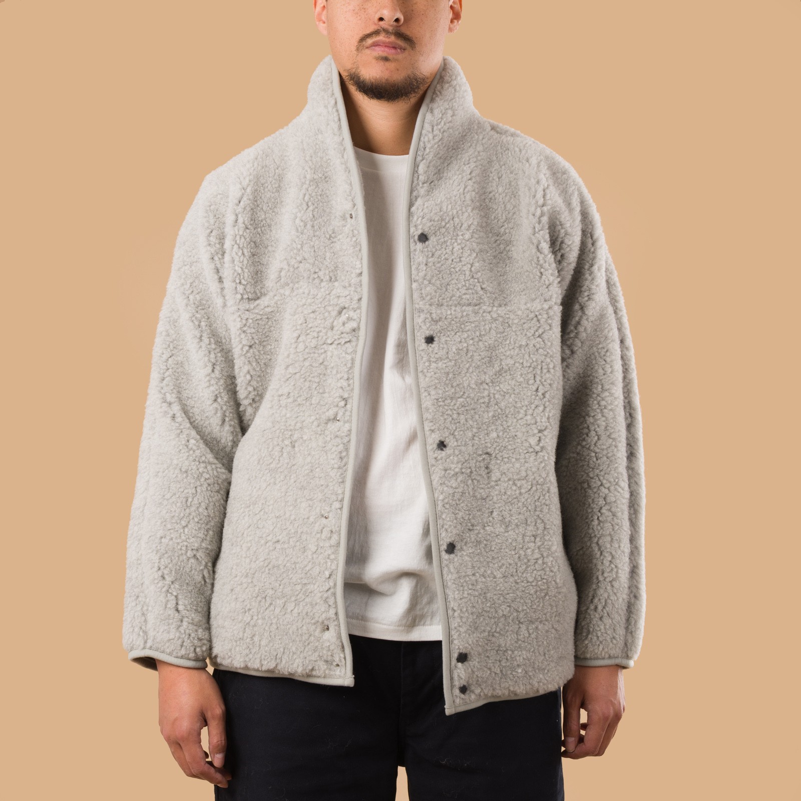 Image-Flâneurs_COLDBREAKER  Flâneurs Ultralight Retro Jacket Silver_de-face