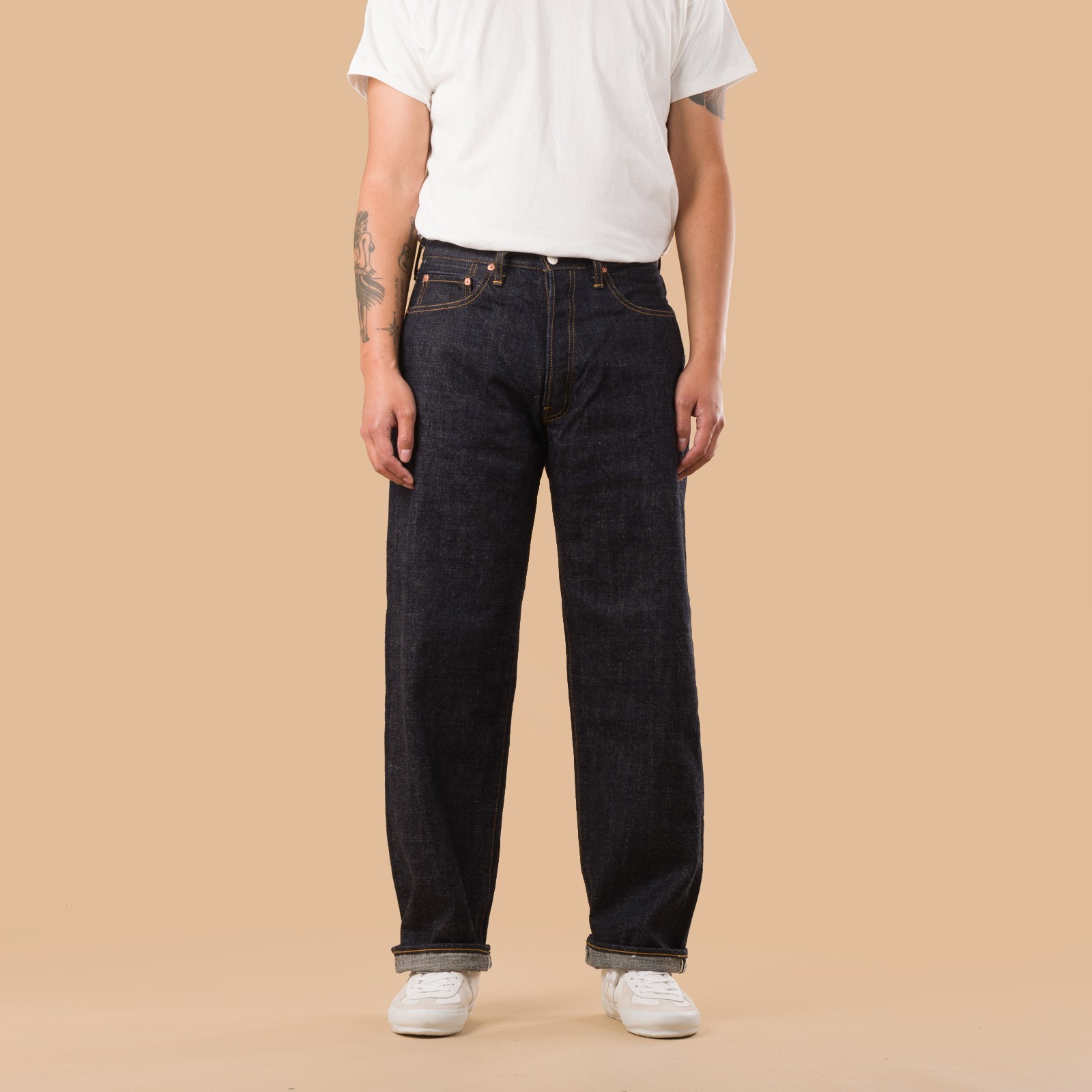 images XX Development X Flâneurs  Revival Denim Wide de face (1)