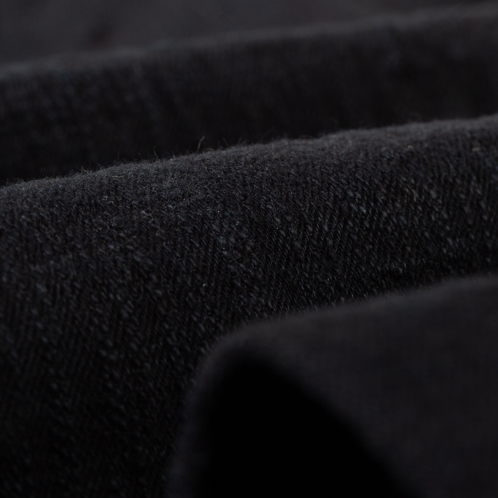 277 17oz Just Right Straight Bumpy Denim Kuro