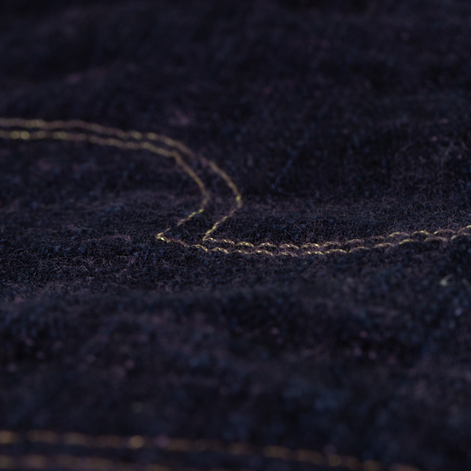 images flâneurs ONI DENIM  277 17oz Just Right Straight Bumpy Denim murasaki  (3)