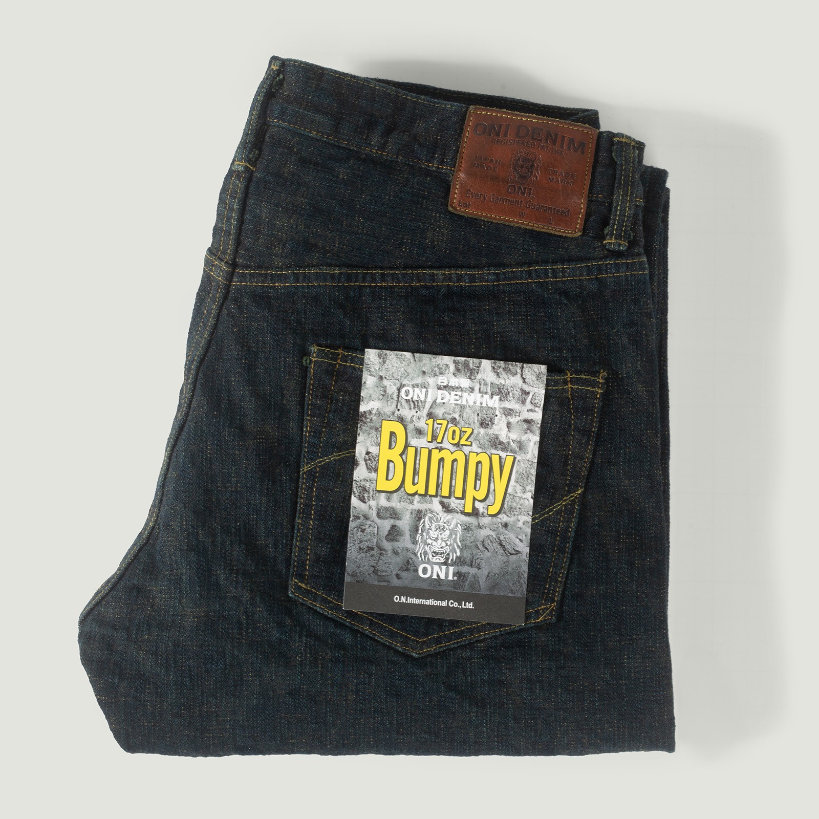 vignette flâneurs ONI DENIM  277 17oz Just Right Straight Bumpy Denim kusaki