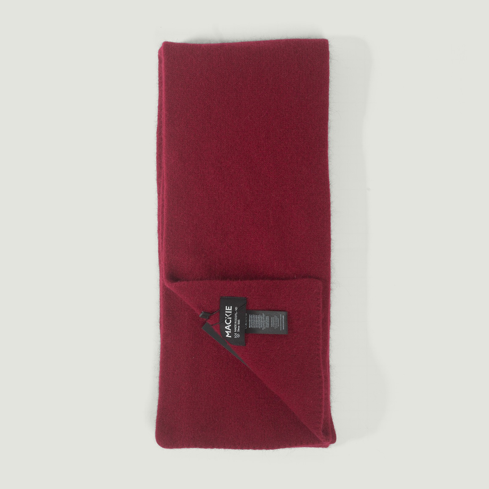 Vignettes flaneurs écharpe geelongora laine angora douce Mackie couleur Bordeaux