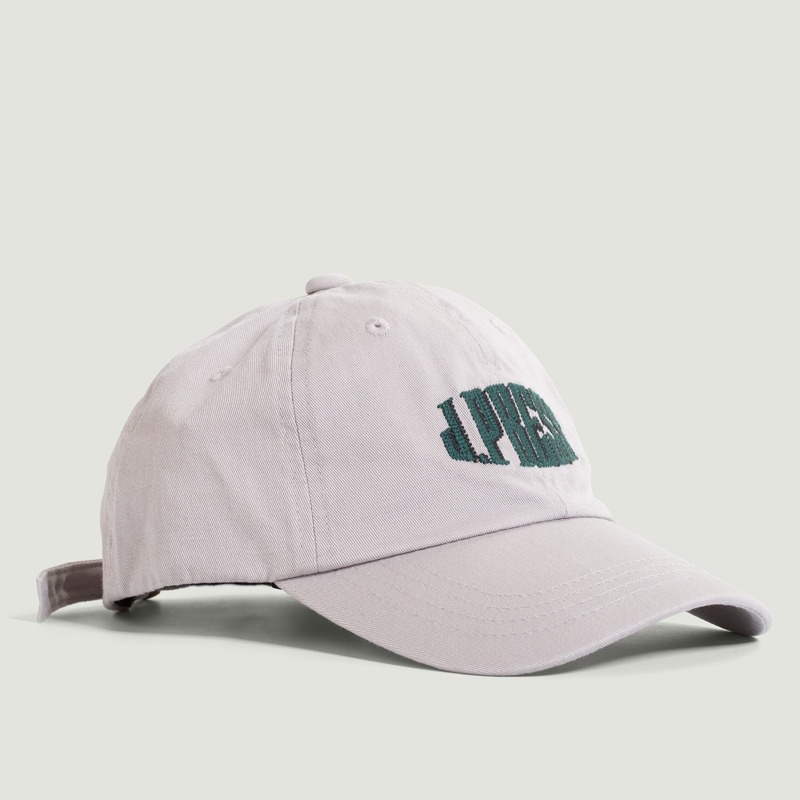 Cotton Twill Logo Cap Gray