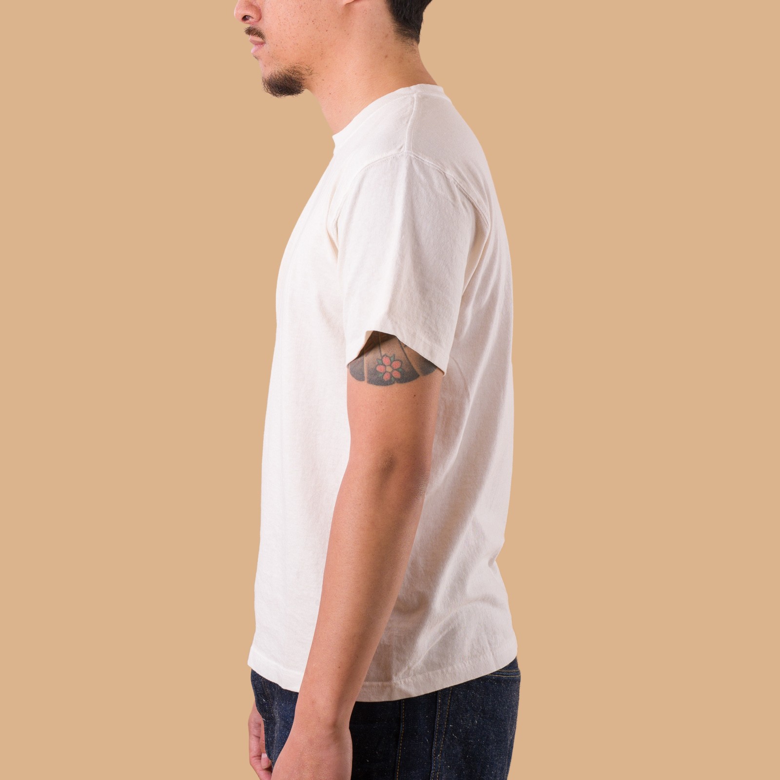 Short Sleeve Crew T-Shirt P-Natural