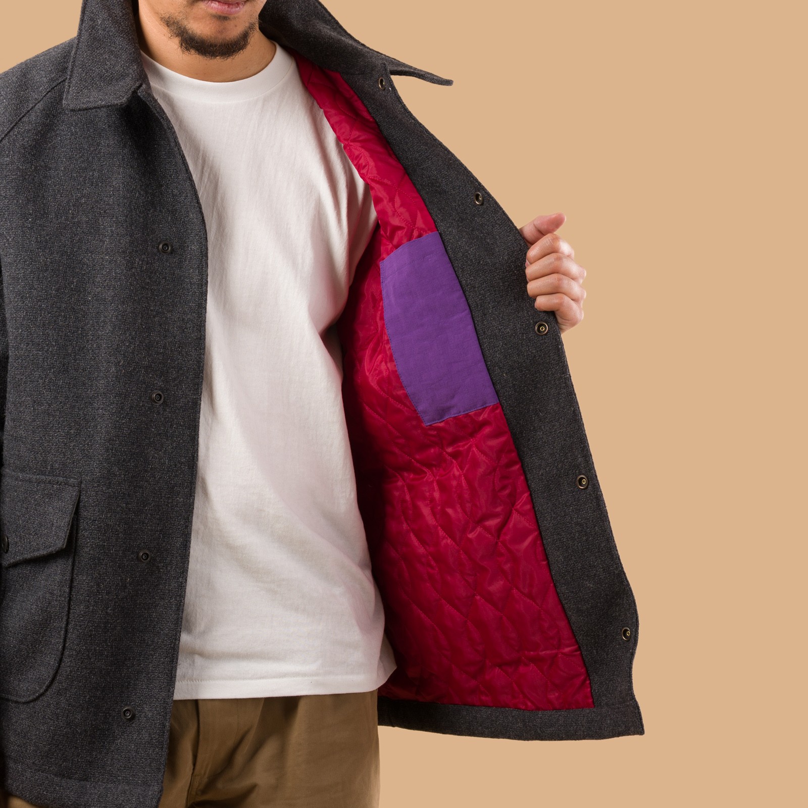 Dobby Owners Jacket Dark Gray