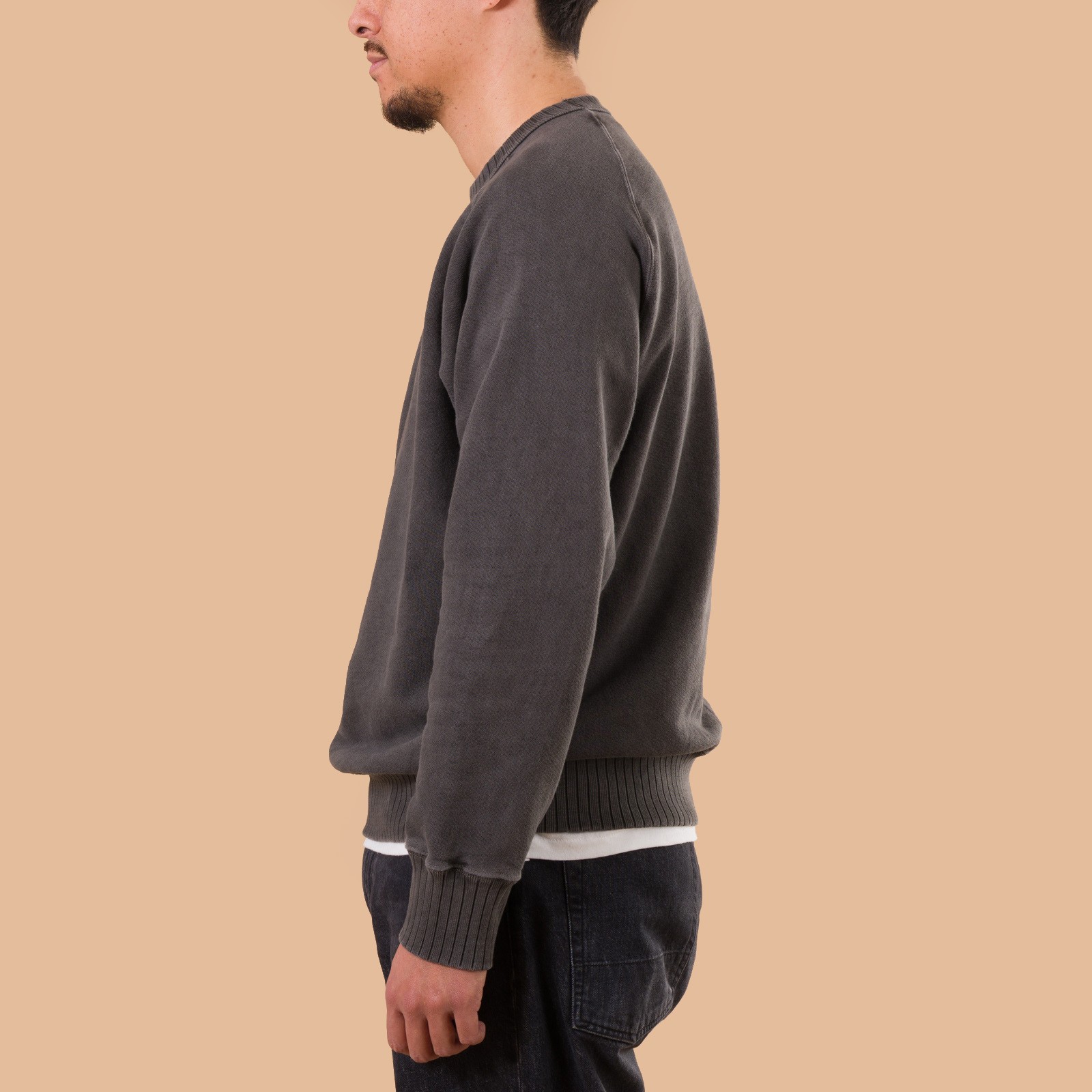 image flâneurs sweat Good On raglan p-black side