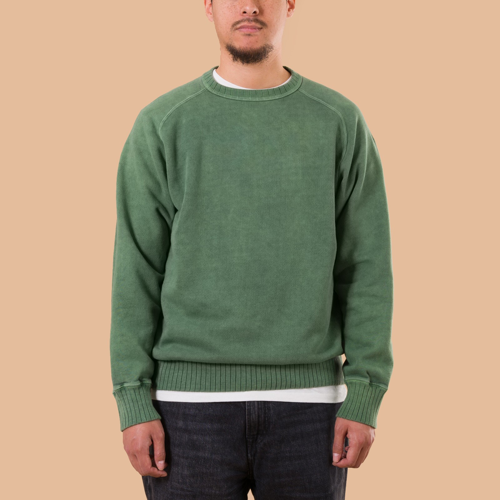image flâneurs sweat Good On p-dk green front