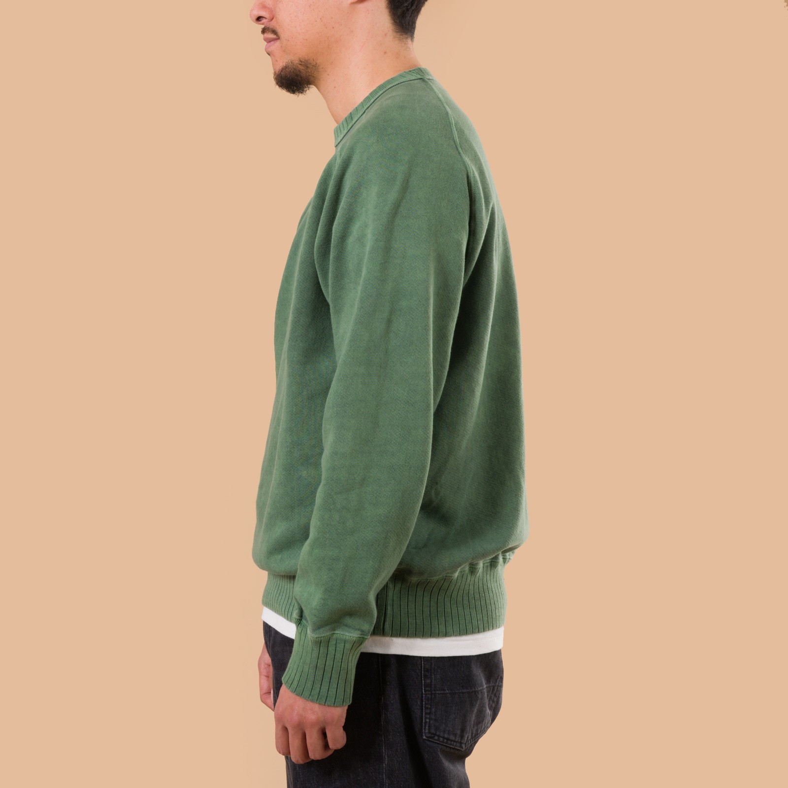 image flâneurs sweat Good On raglan p-dk green side