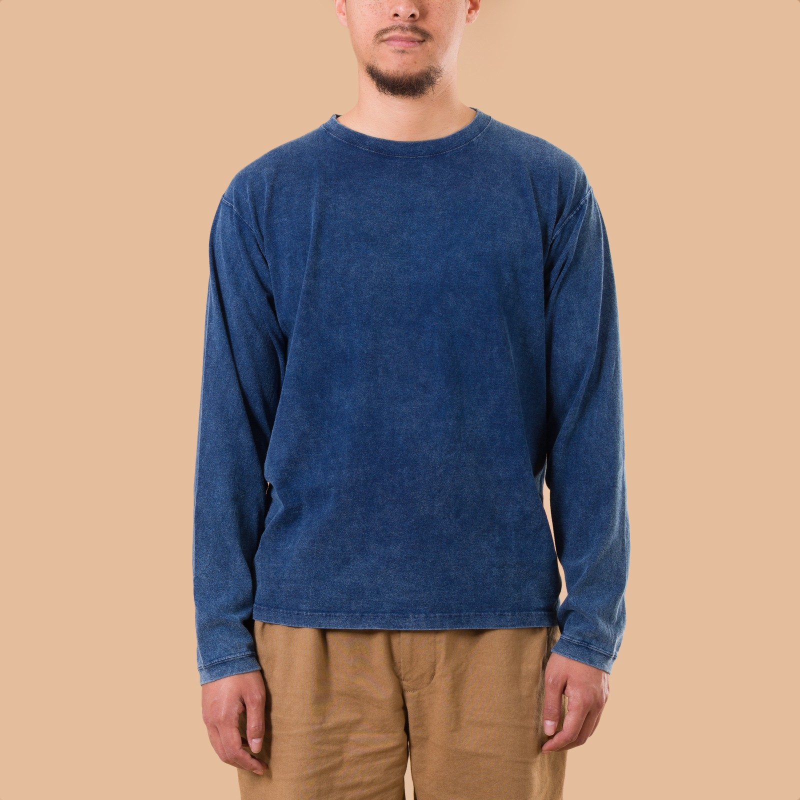 L/S Crew Tee Indigo