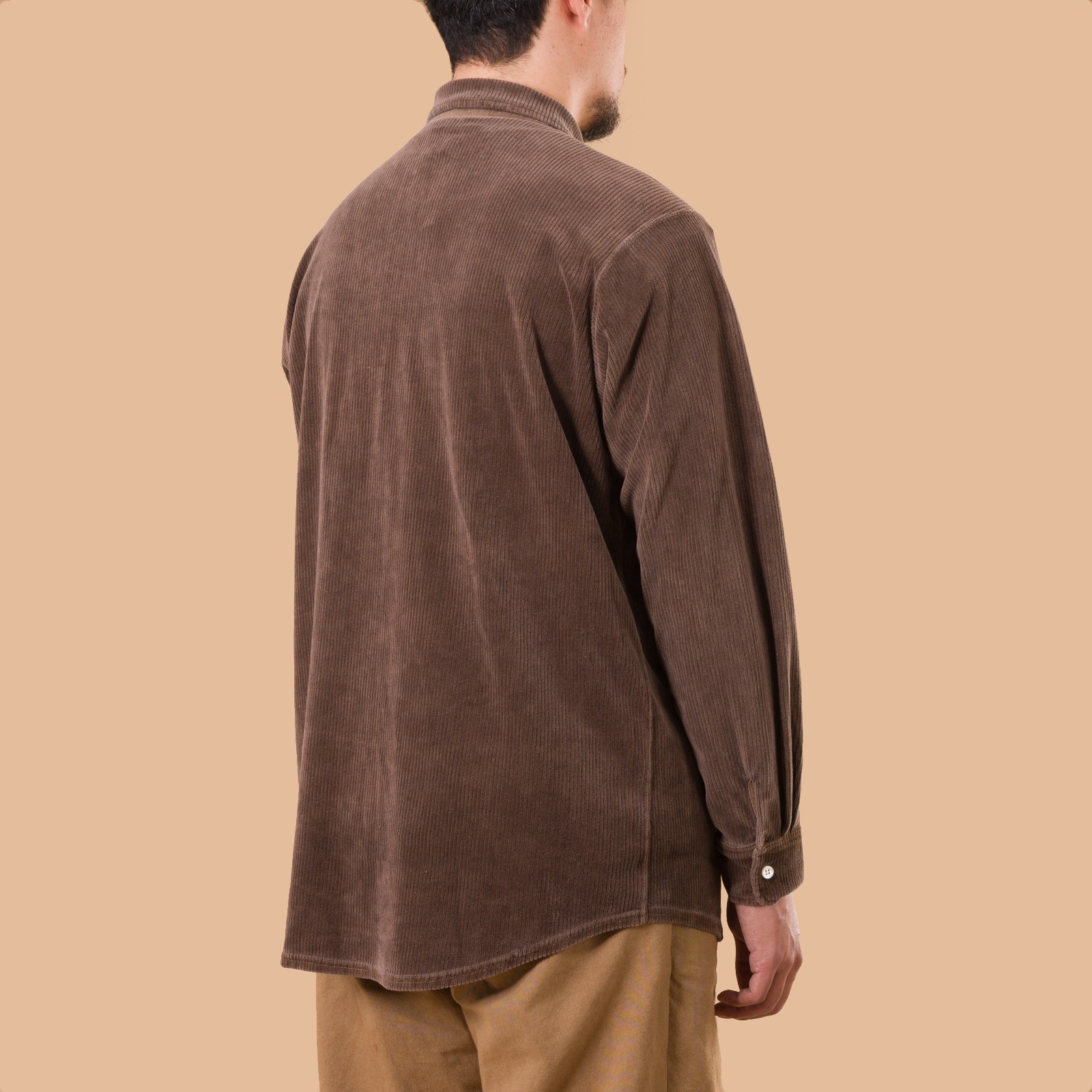 image flâneurs chemise en velours Good On p-brown back