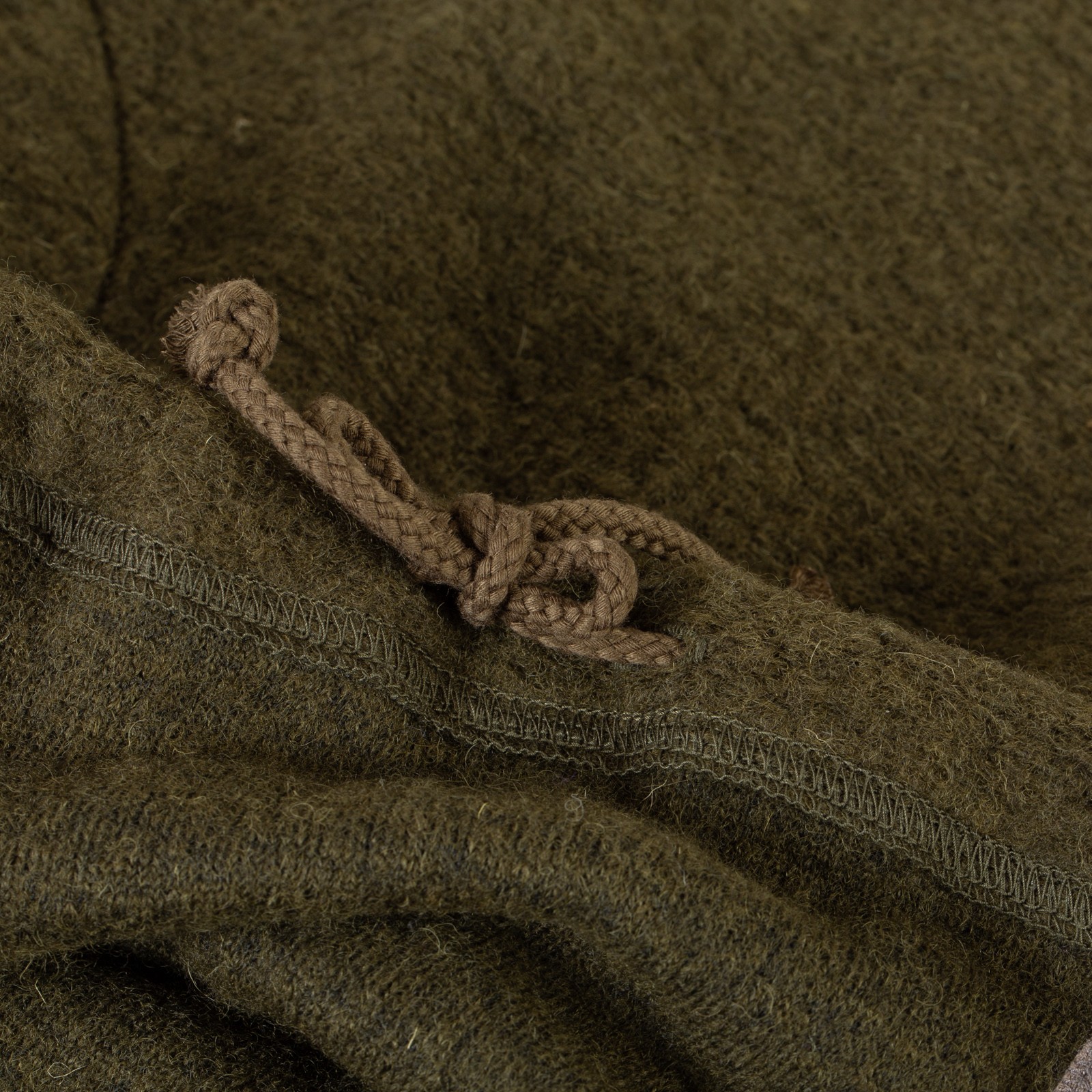 image flâneurs pull col polo Jackman Wool Himo Polo Olive