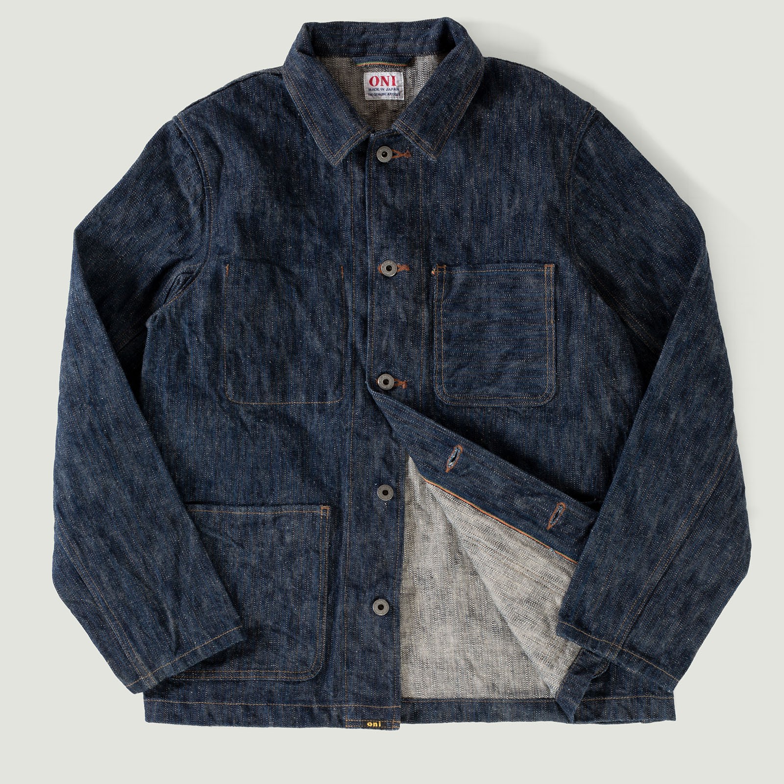 Vignettes flâneurs veste coverall ONI Denim Kase