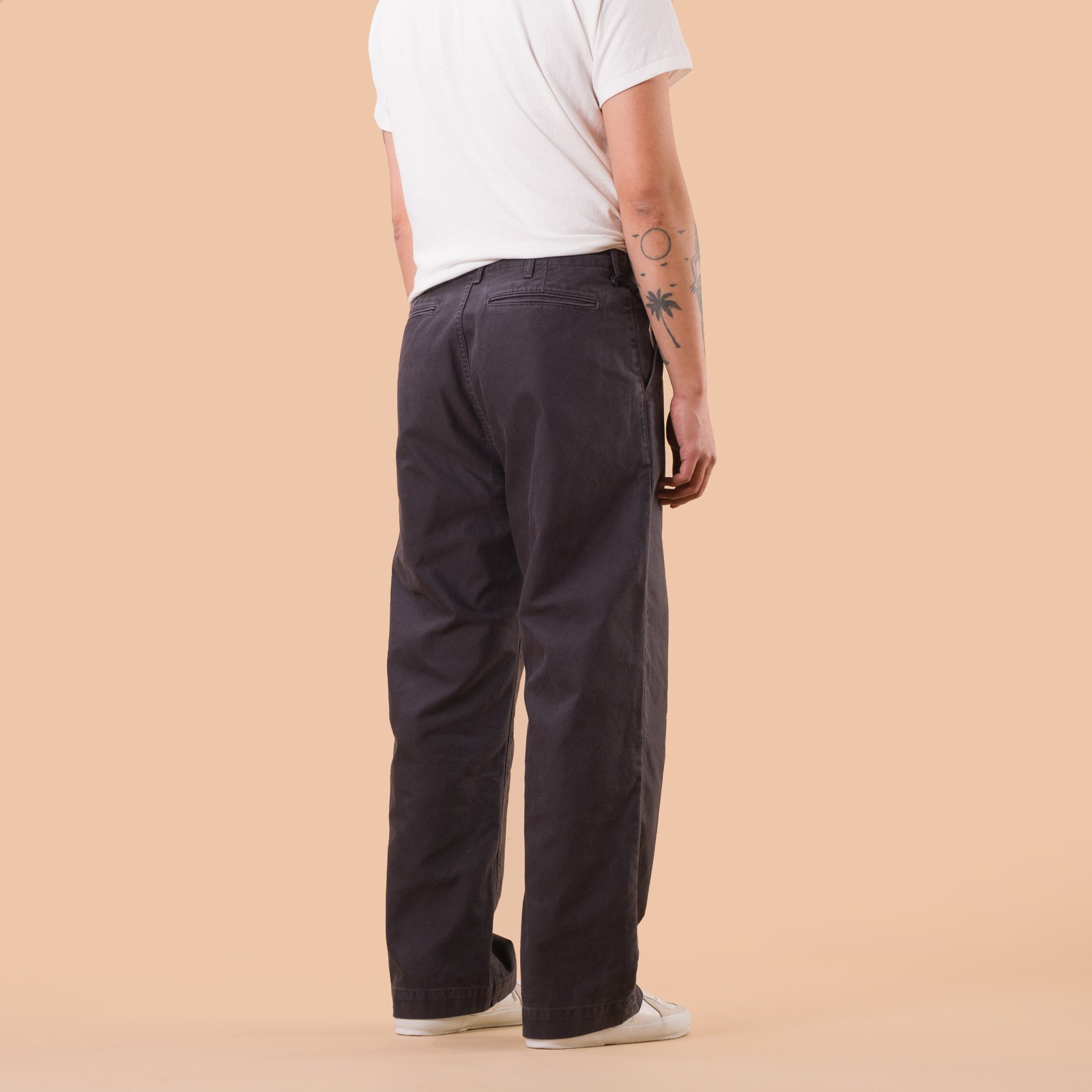 image flâneurs JAPAN BLUE JEANS  wide Fit Trousers black dos (3)