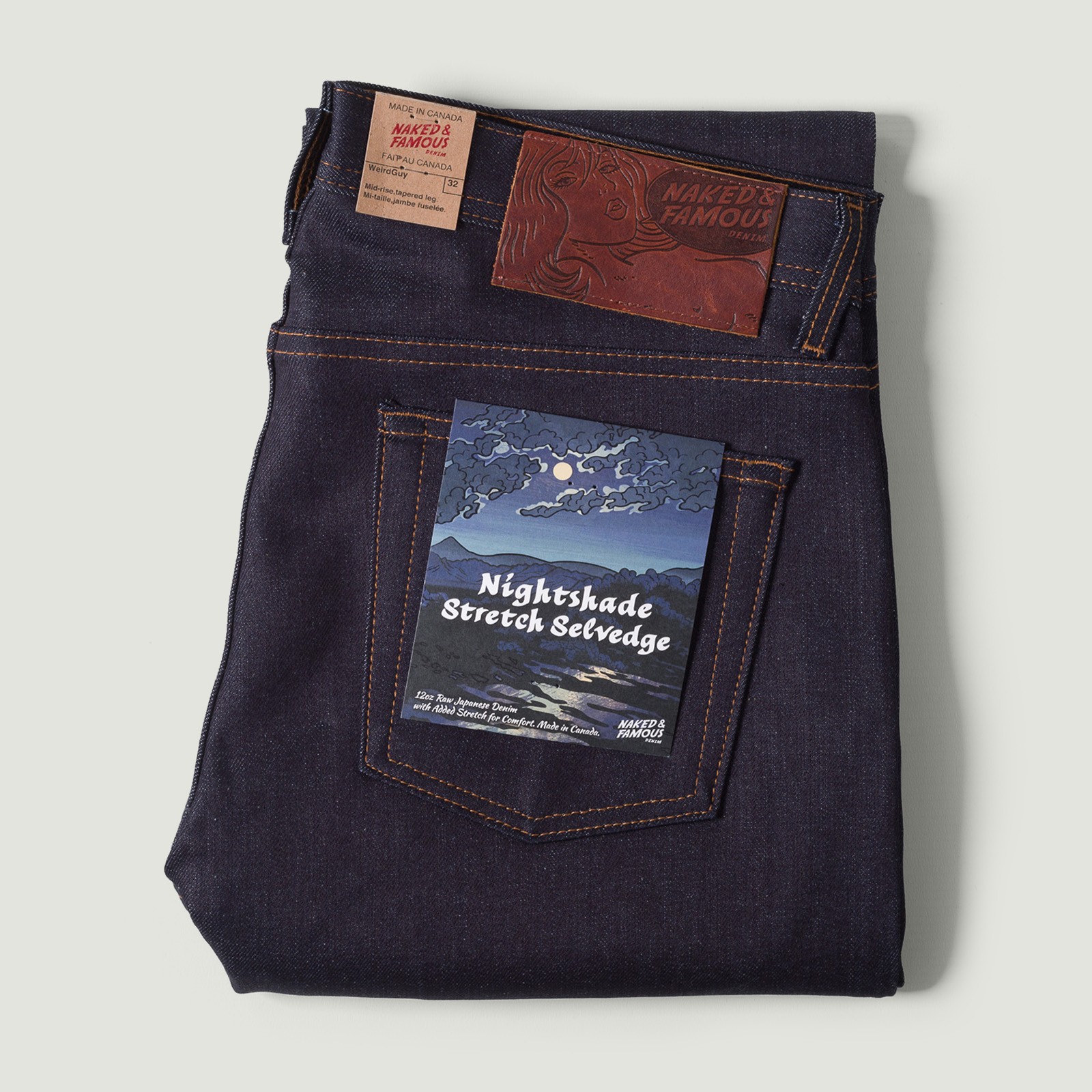 Image-Flâneurs_NAKED & FAMOUS / WeirdGuy Nightshade Stretch Selvedge_Vignette