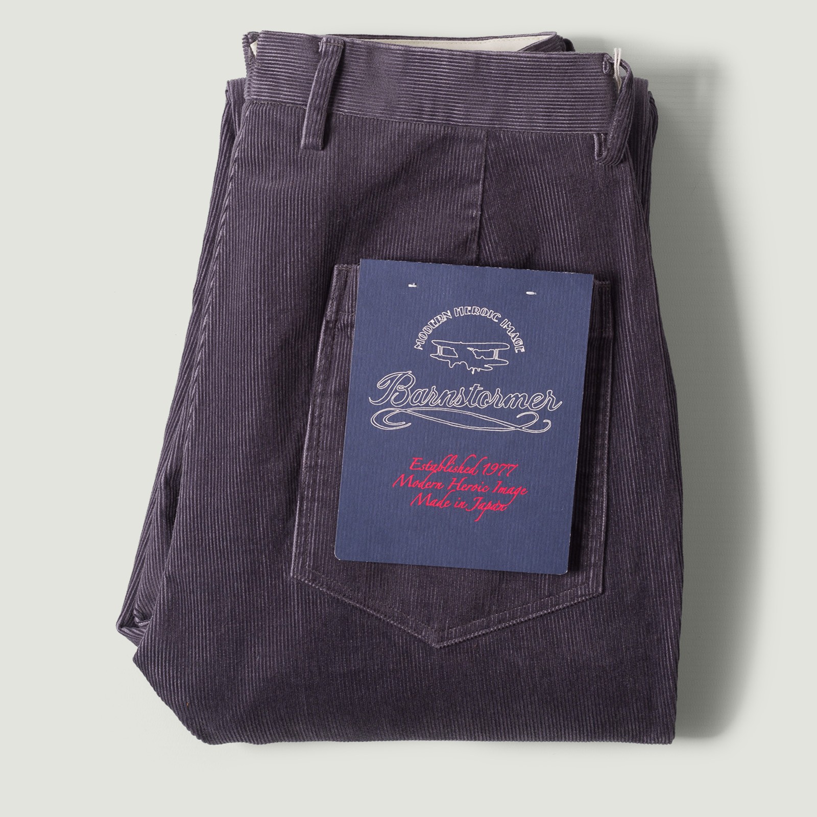 Image-Flâneurs_BARNSTORMER / 1633P Dress Fatigue Vintage Corduroy Grey_Vignette