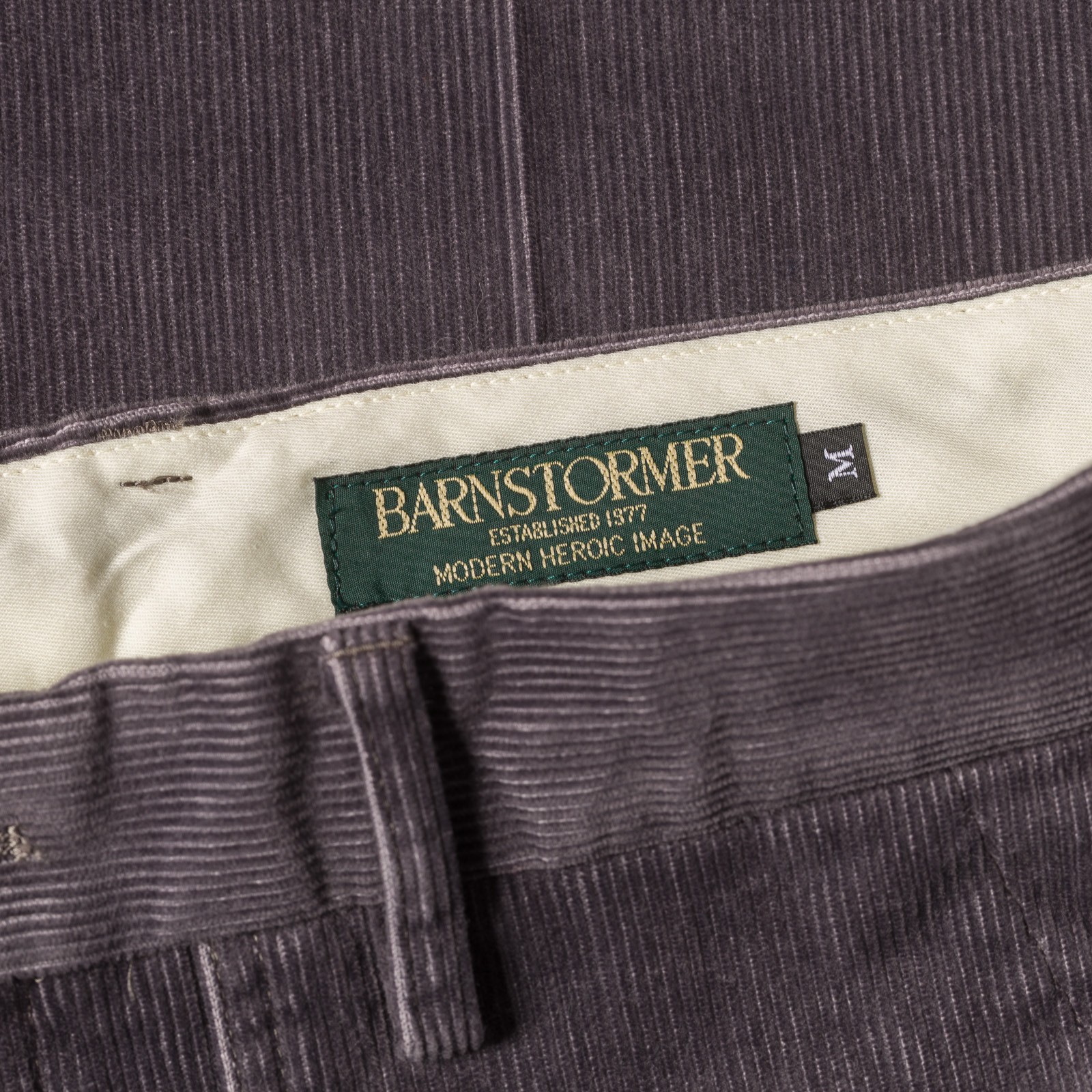 Image-Flâneurs_BARNSTORMER / 1633P Dress Fatigue Vintage Corduroy Grey_détail-1