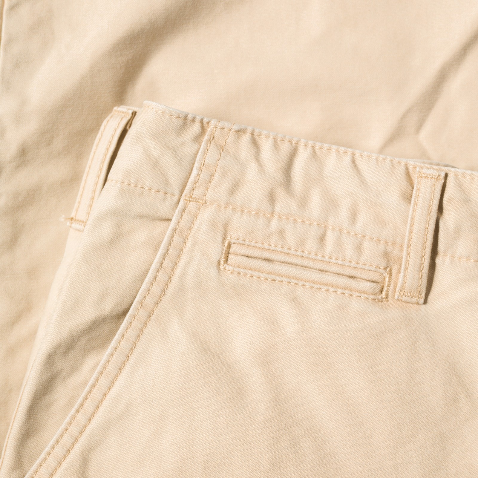 Wide Fit Trousers Beige
